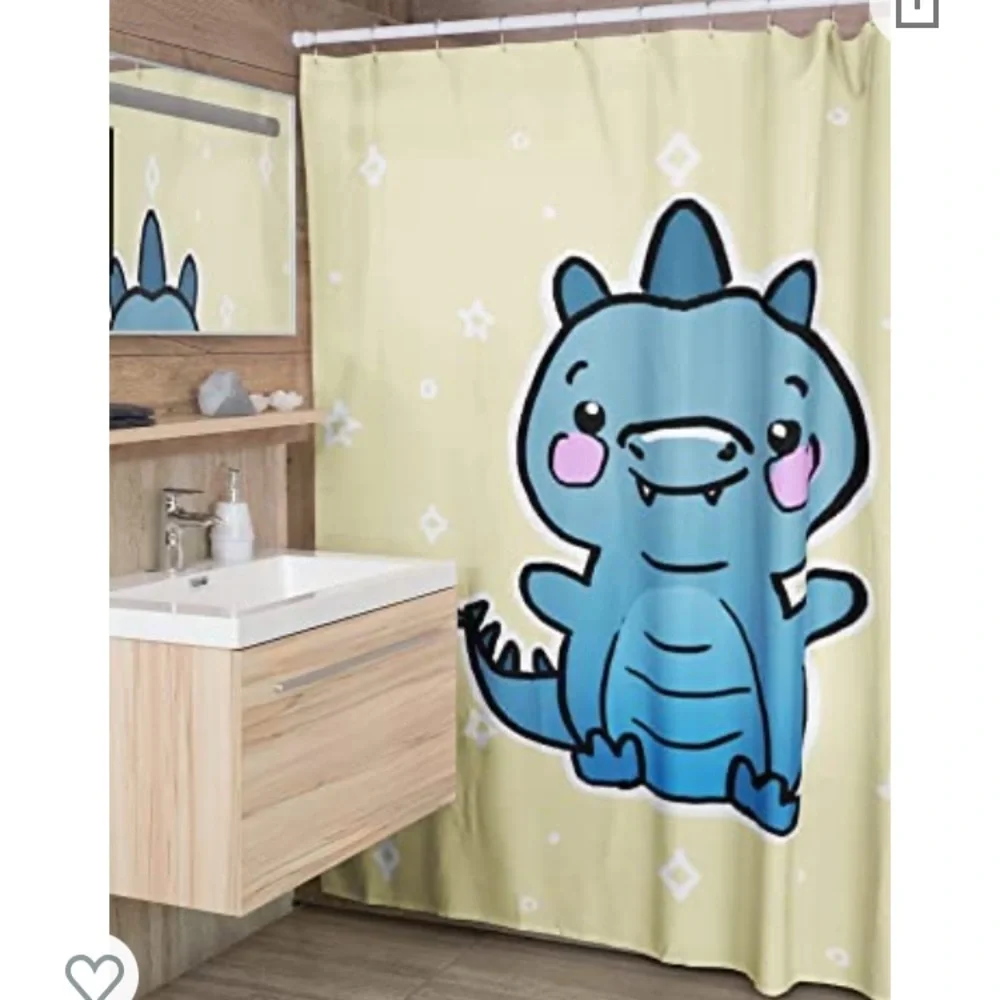 NWOT kids dinosaur 72x72 shower curtain.
